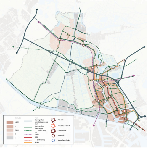 Zaans Mobiliteitsplan kaart