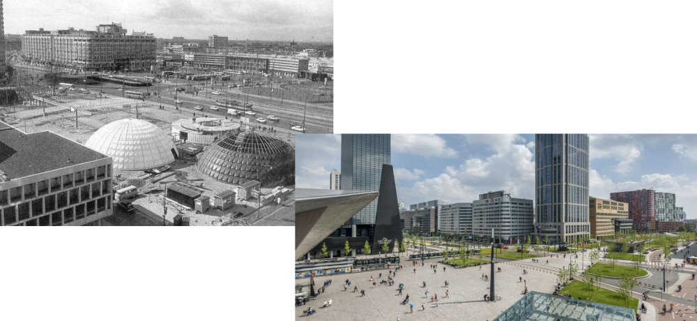 Rotterdam before and after